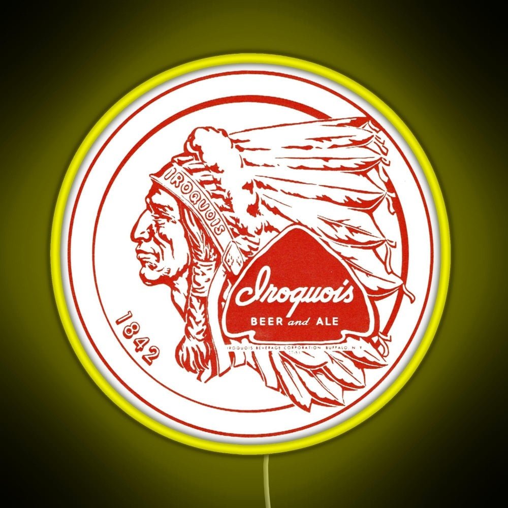 Iroquois Beer Rgb Led Neon Sign Pop Wall Art - Shineneon