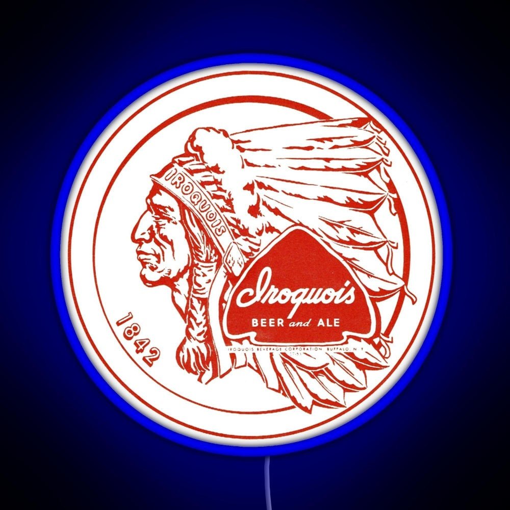 Iroquois Beer Rgb Led Neon Sign Pop Wall Art - Shineneon