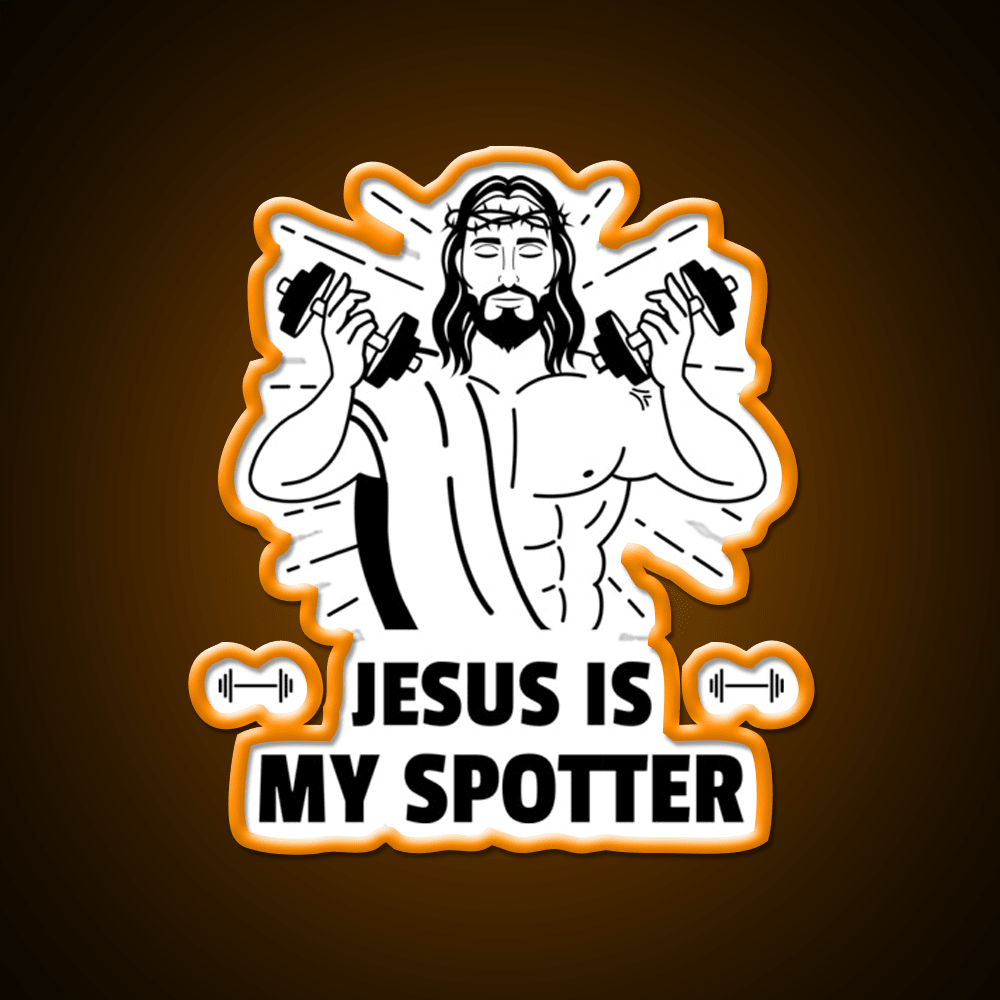 Is My Spotter Gym Fitness Led Neon Sign Rgb Color - Shineneon