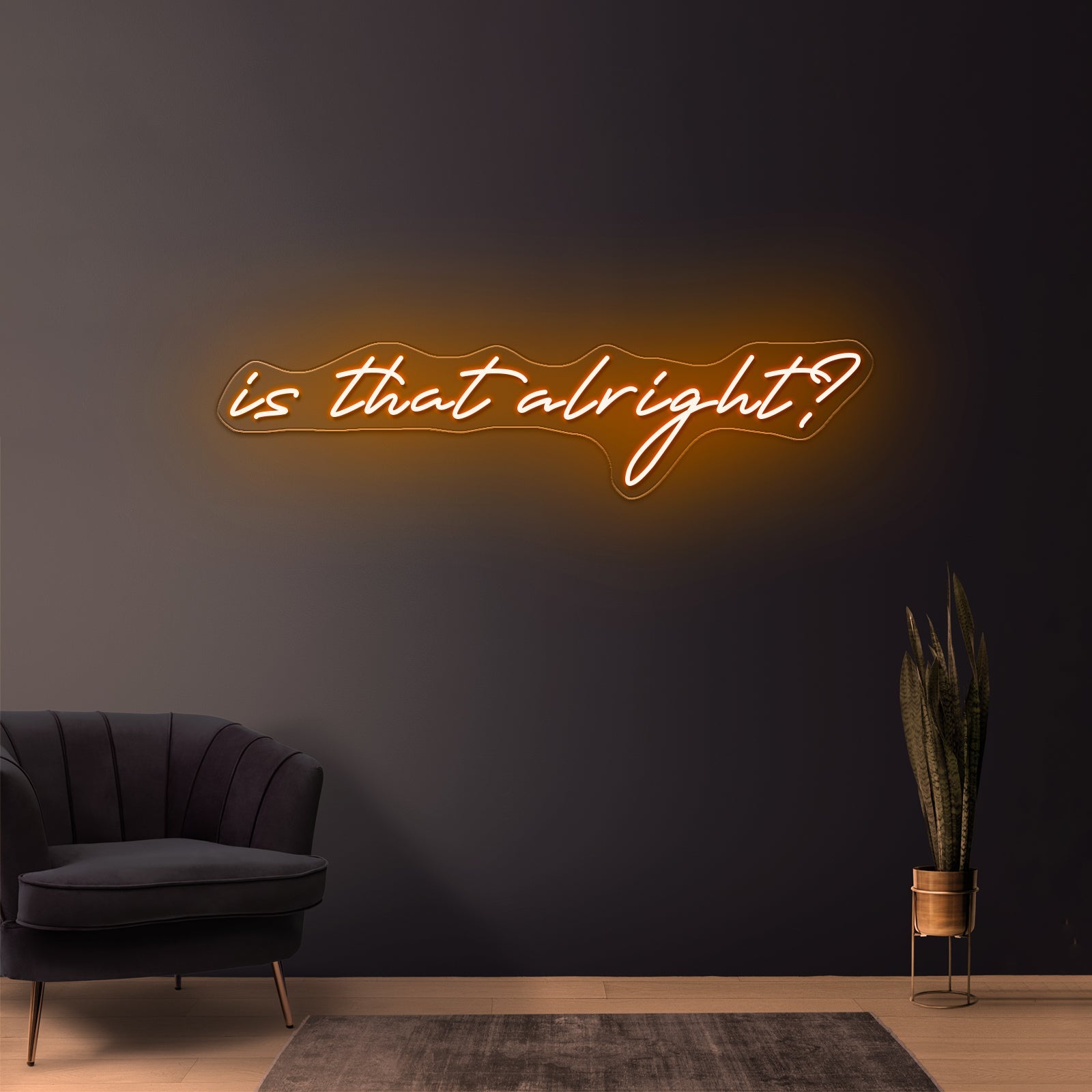 Is That Alright Artwork Room Lights Neon - Shineneon