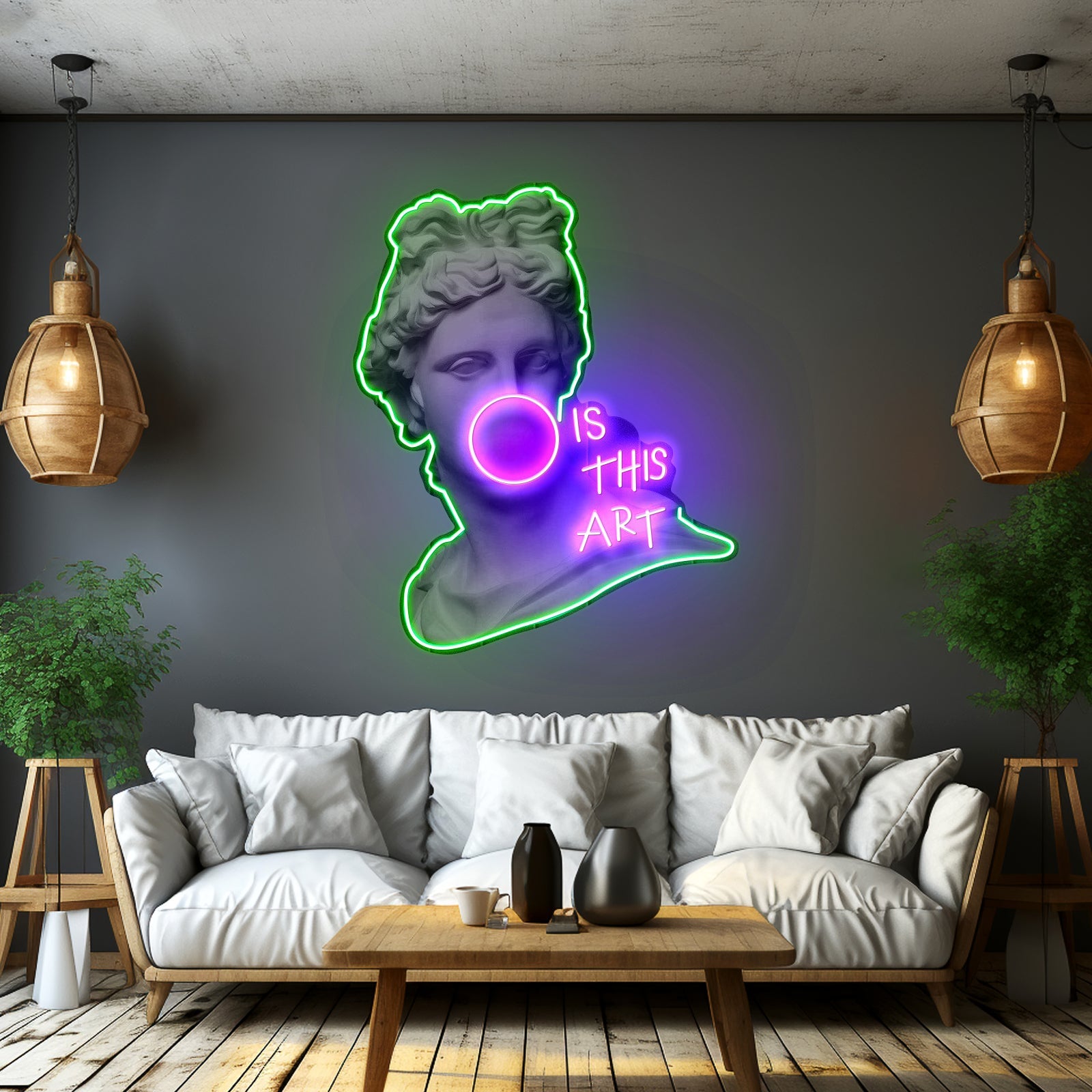 Is This Art Custom Led Signs Artwork For Sale - Shineneon