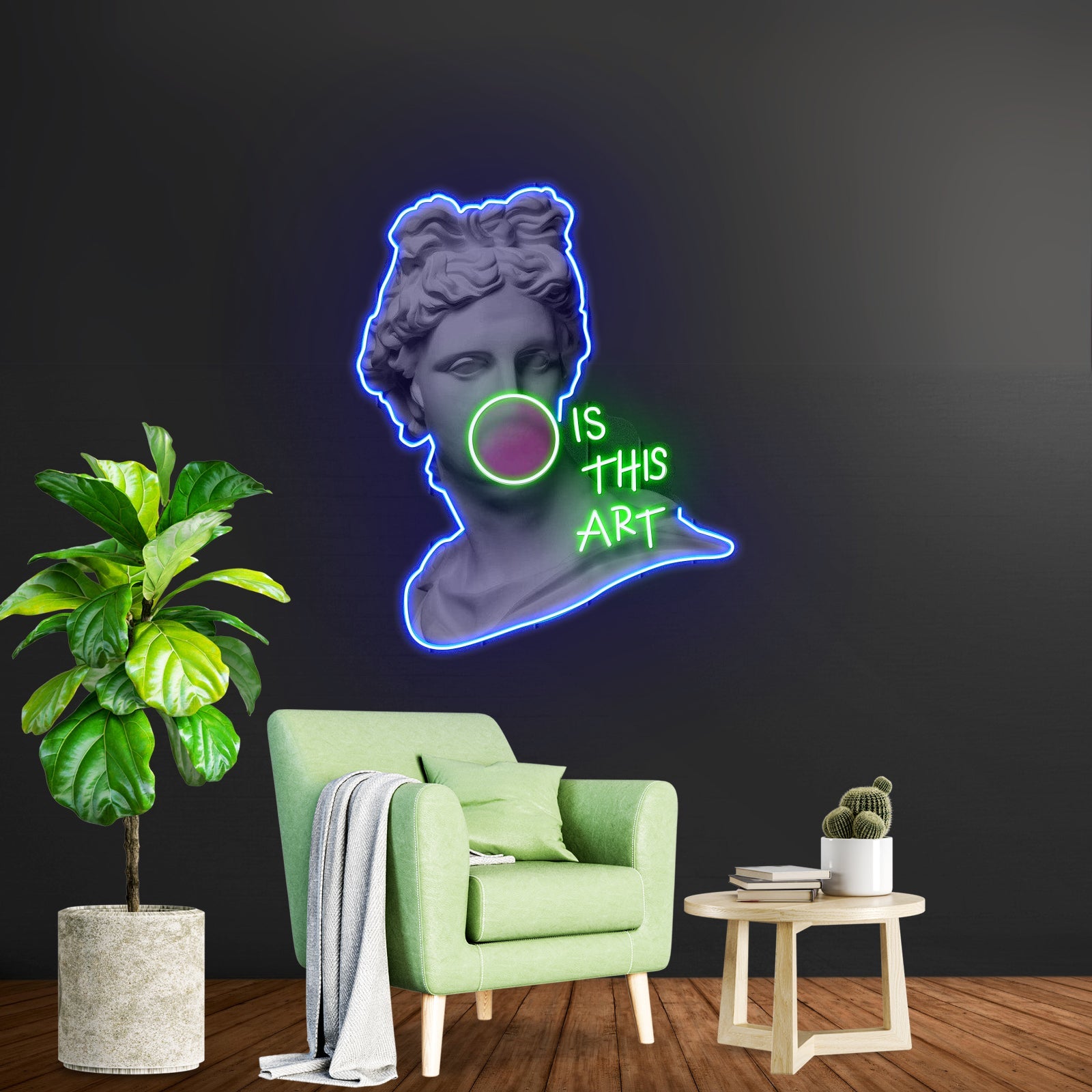 Is This Art Custom Led Signs Artwork For Sale - Shineneon
