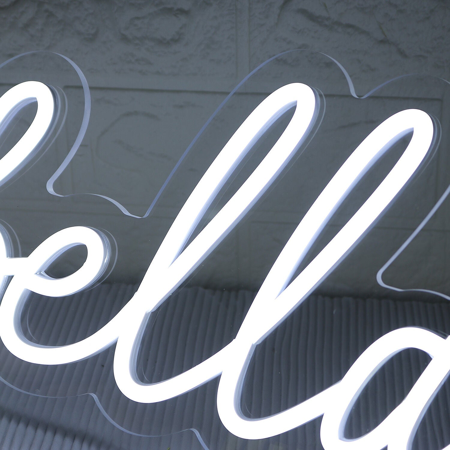 Isabella Claire White Led Neon Sign - Shineneon