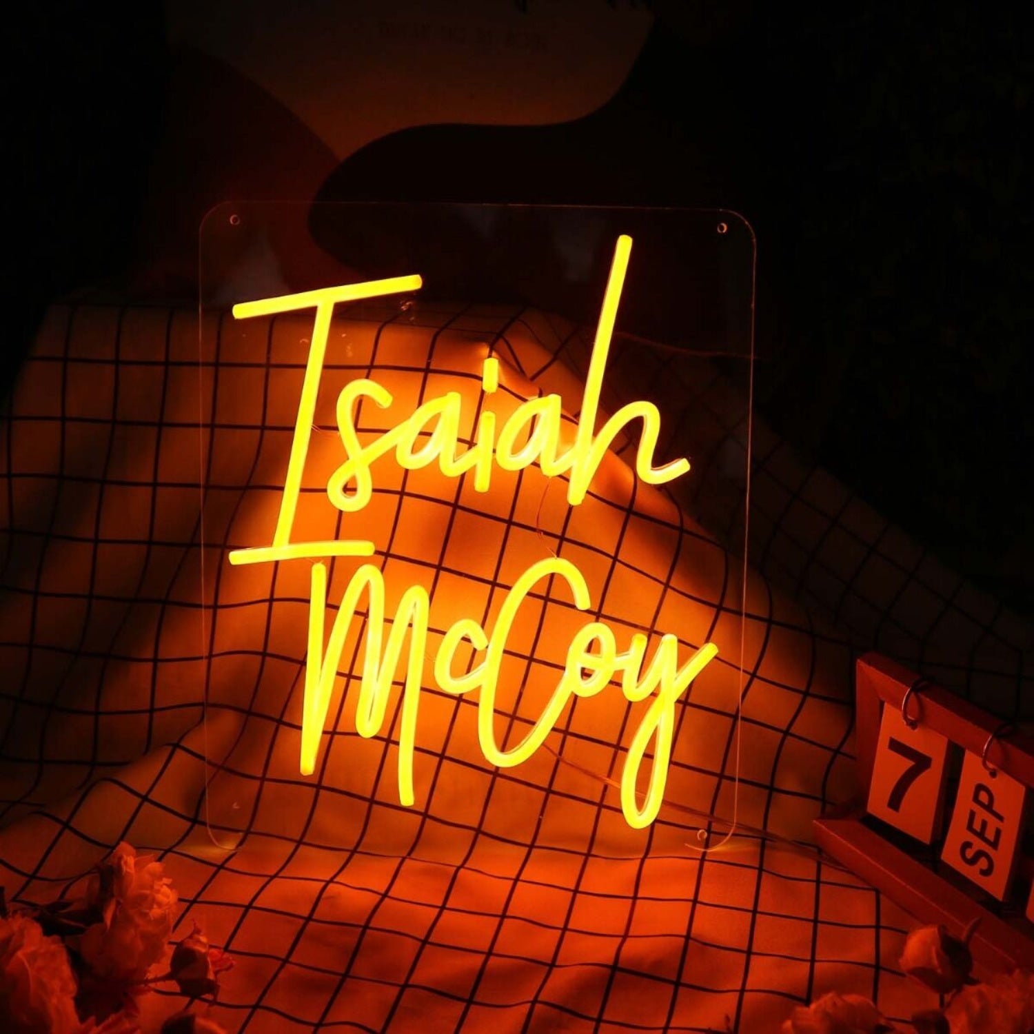 Isaiah Mccoy Orange Led Neon Sign | Shineneon