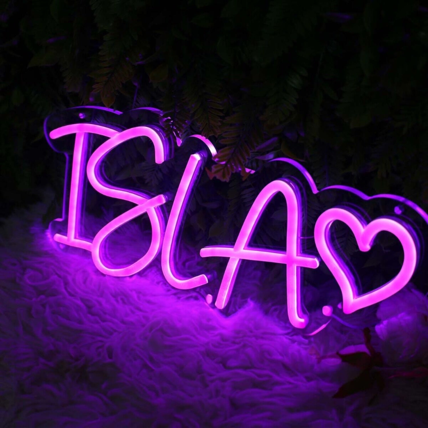 Isla Purple Led Neon Sign - Shineneon