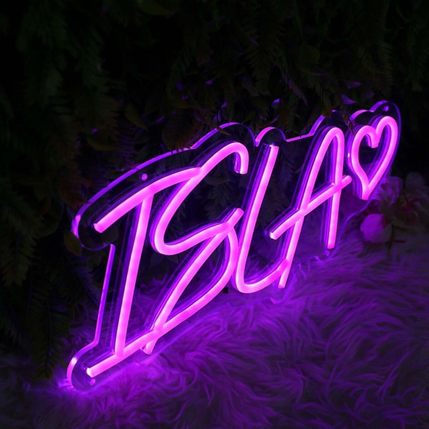 Isla Purple Led Neon Sign - Shineneon