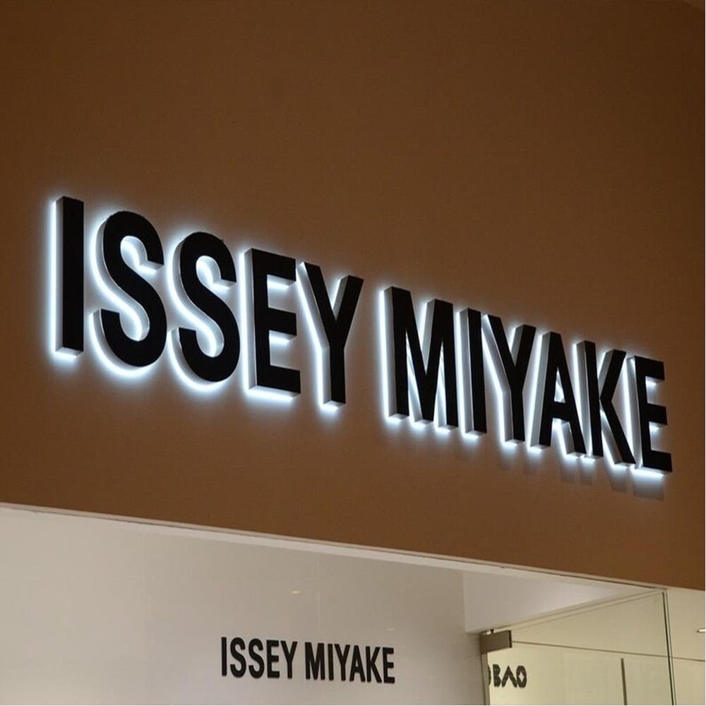 Issey Miyake 3D Backlit Channel Letters Led Light Sign - Shineneon