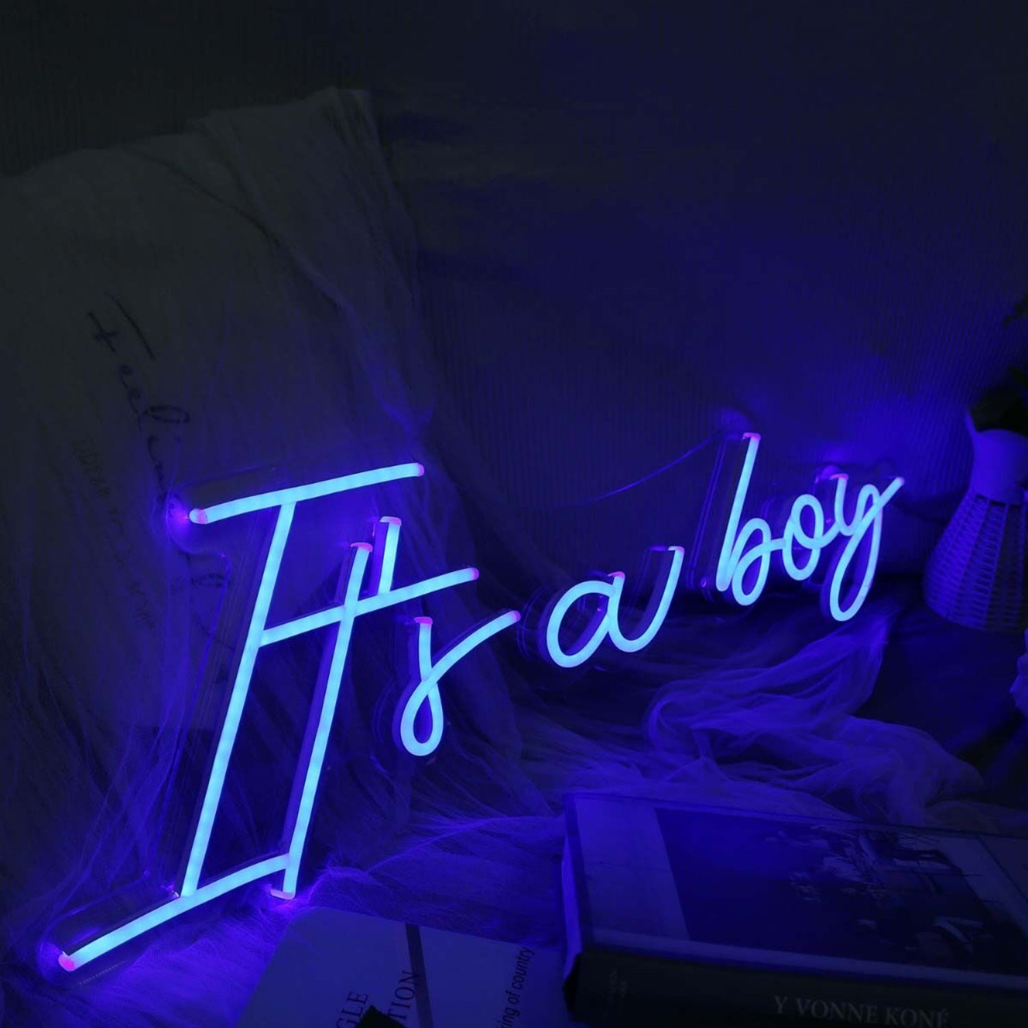 It Is A Boy Blue Neon Sign | Shineneon