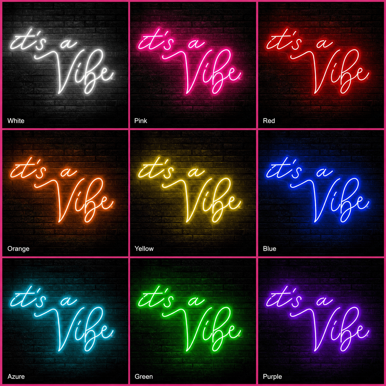 It S A Vibe Wall Decor LED Neon Sign - Shineneon