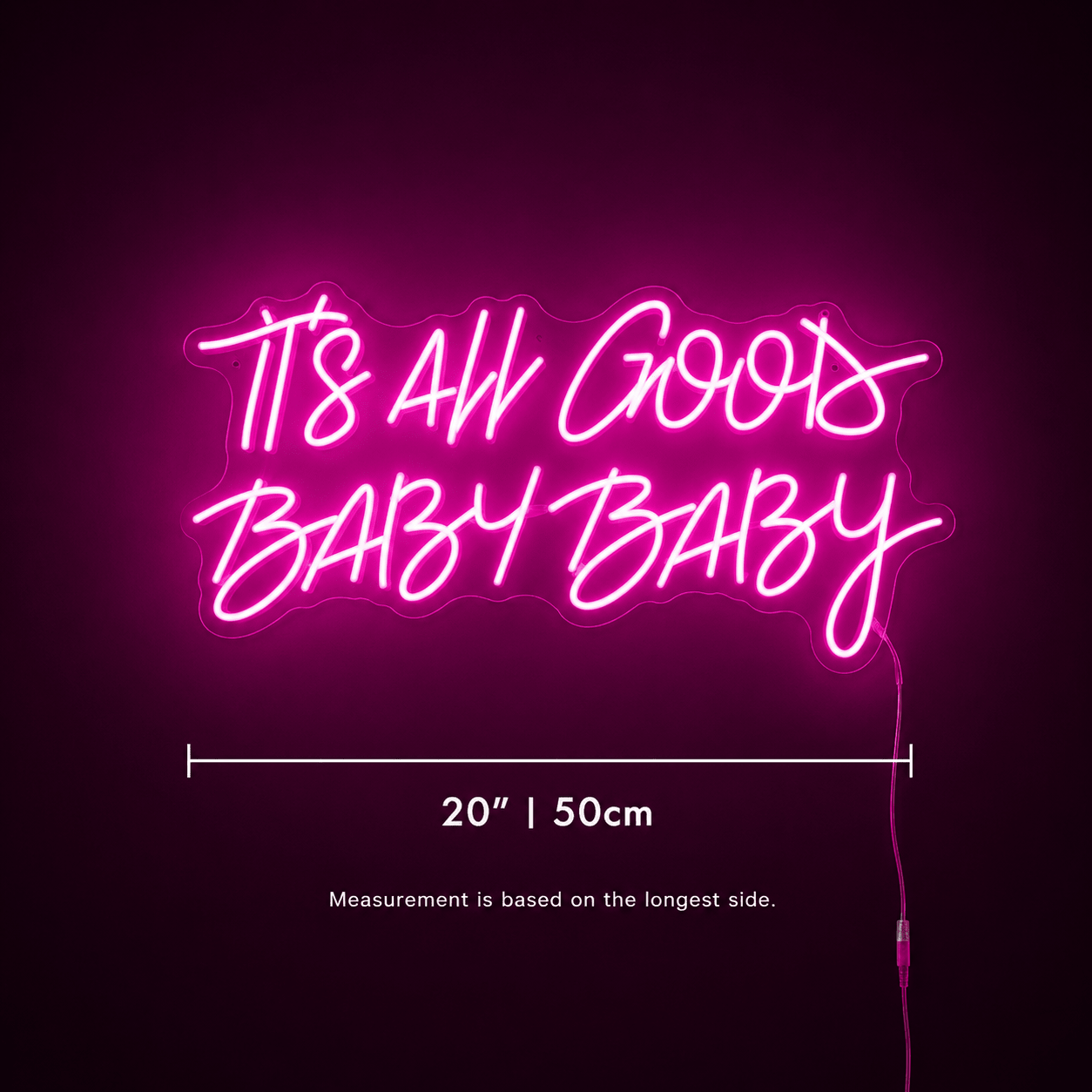 It S All Good Baby Room Decor LED Neon Sign - Shineneon