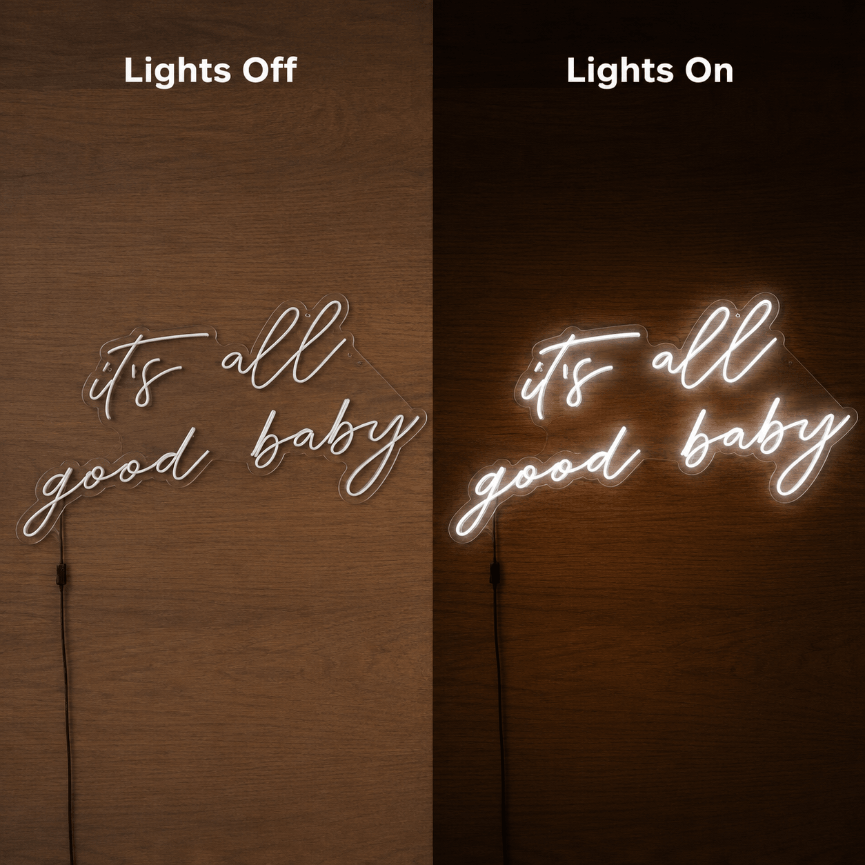 It S All Good Baby Wall Decor LED Neon Sign - Shineneon