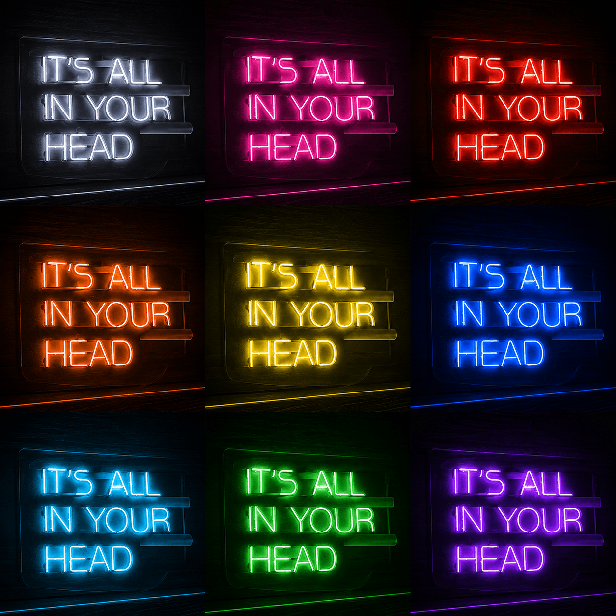 It S All LED Neon Sign - Shineneon
