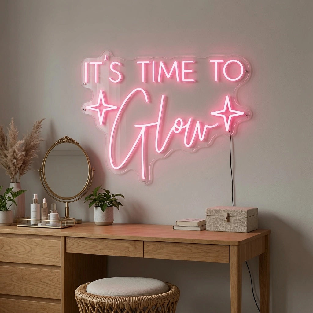 It S Time To Grow Wall Decor LED Neon Sign - 03 Real Lifestyle Scene