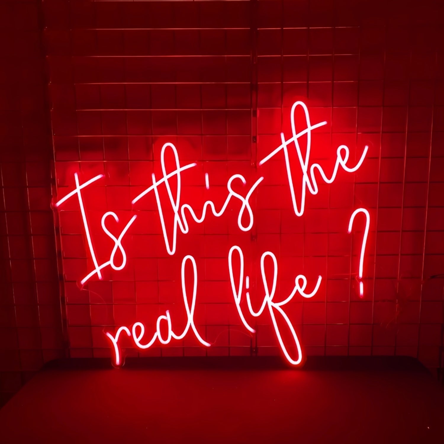 It This The Real Like Authenticity Illuminated In Neon | Shineneon