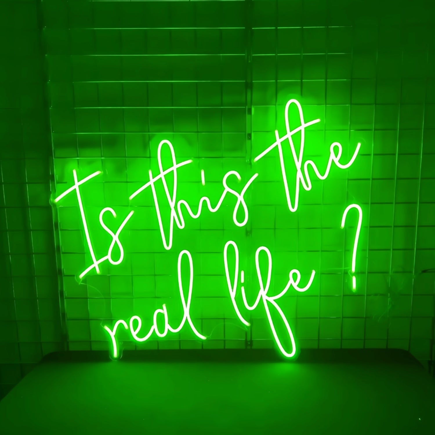 It This The Real Like Authenticity Illuminated In Neon | Shineneon