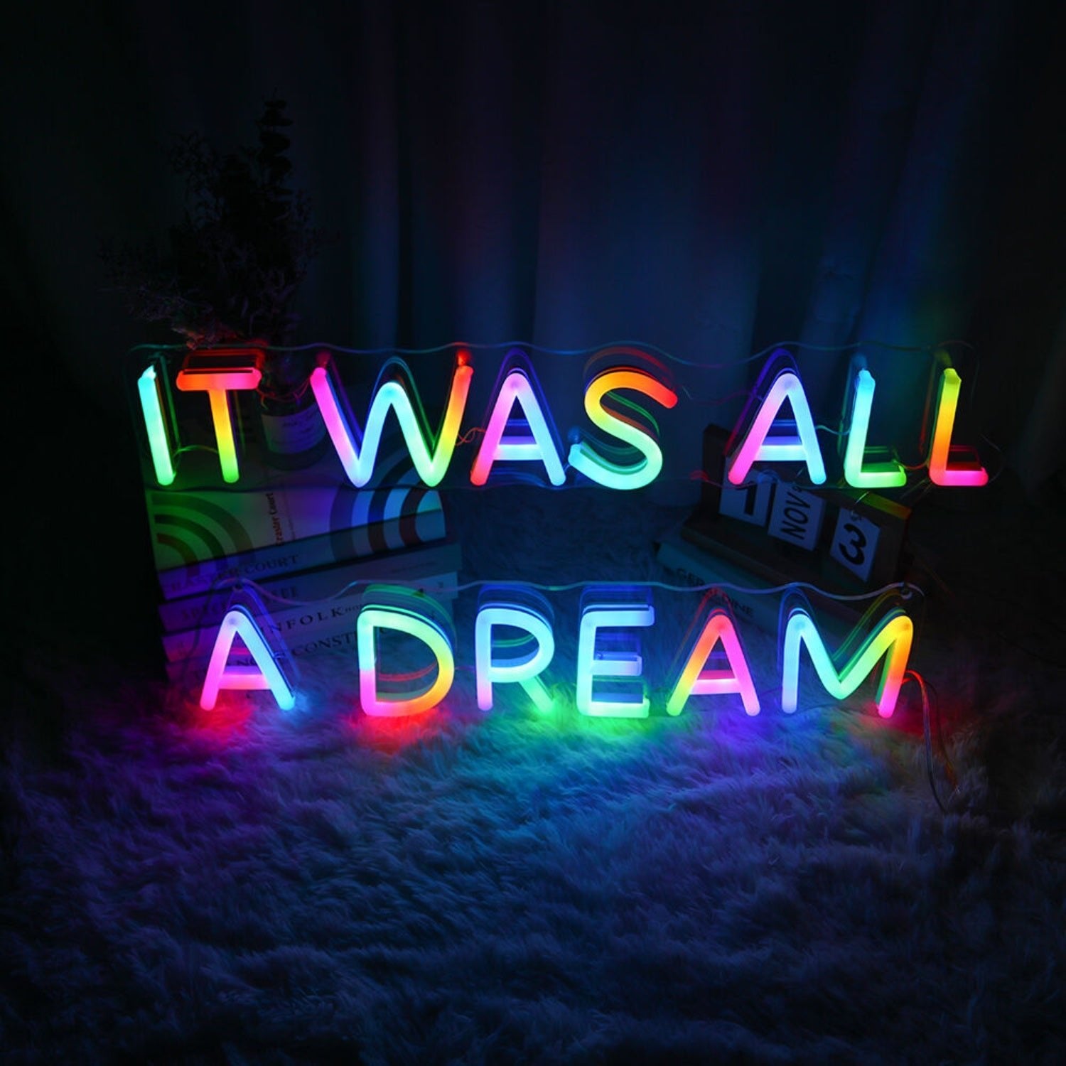 It Was All A Dream Customizables Led Neon Sign - Shineneon