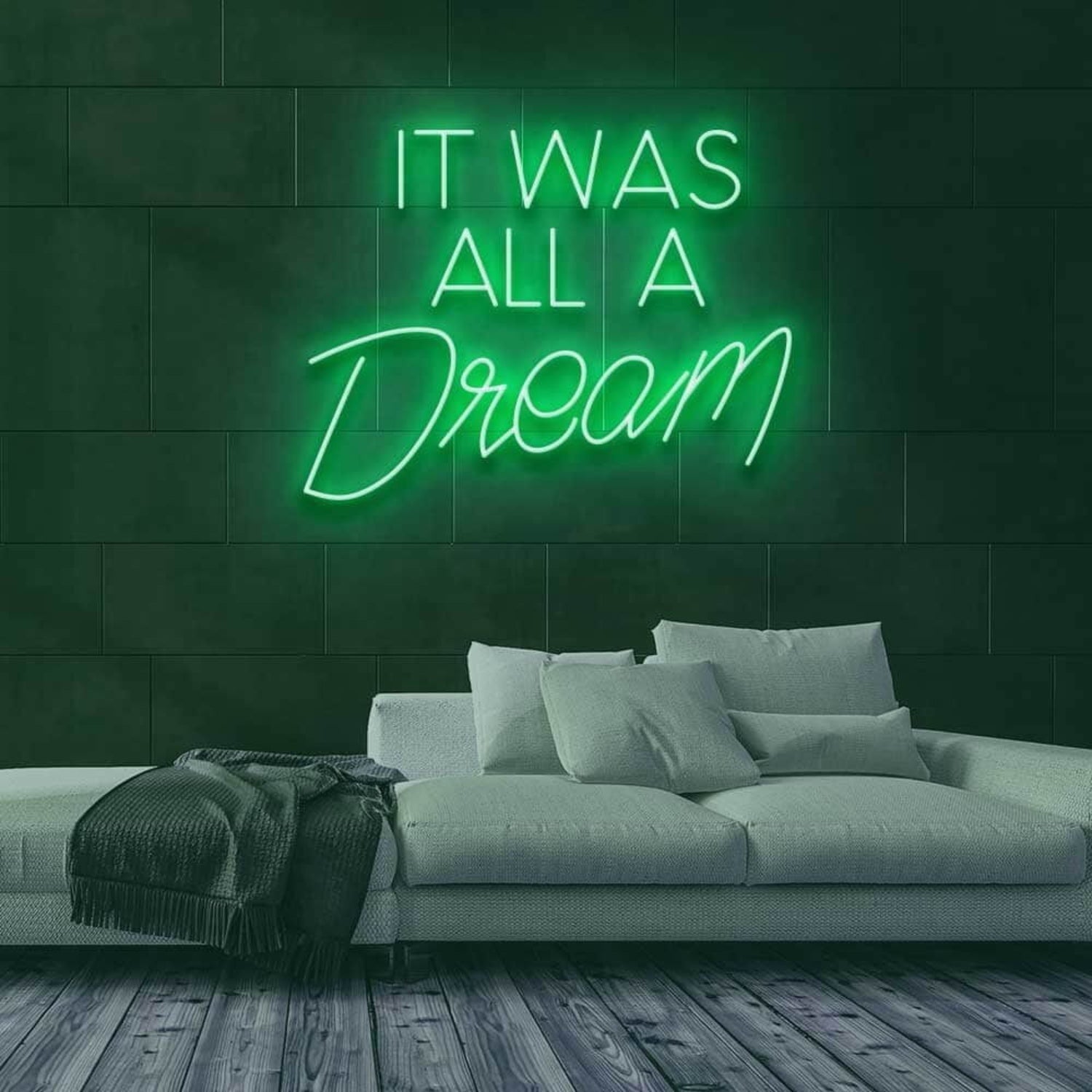 It Was All A Dream Led Neon Sign For Home Decor - Shineneon