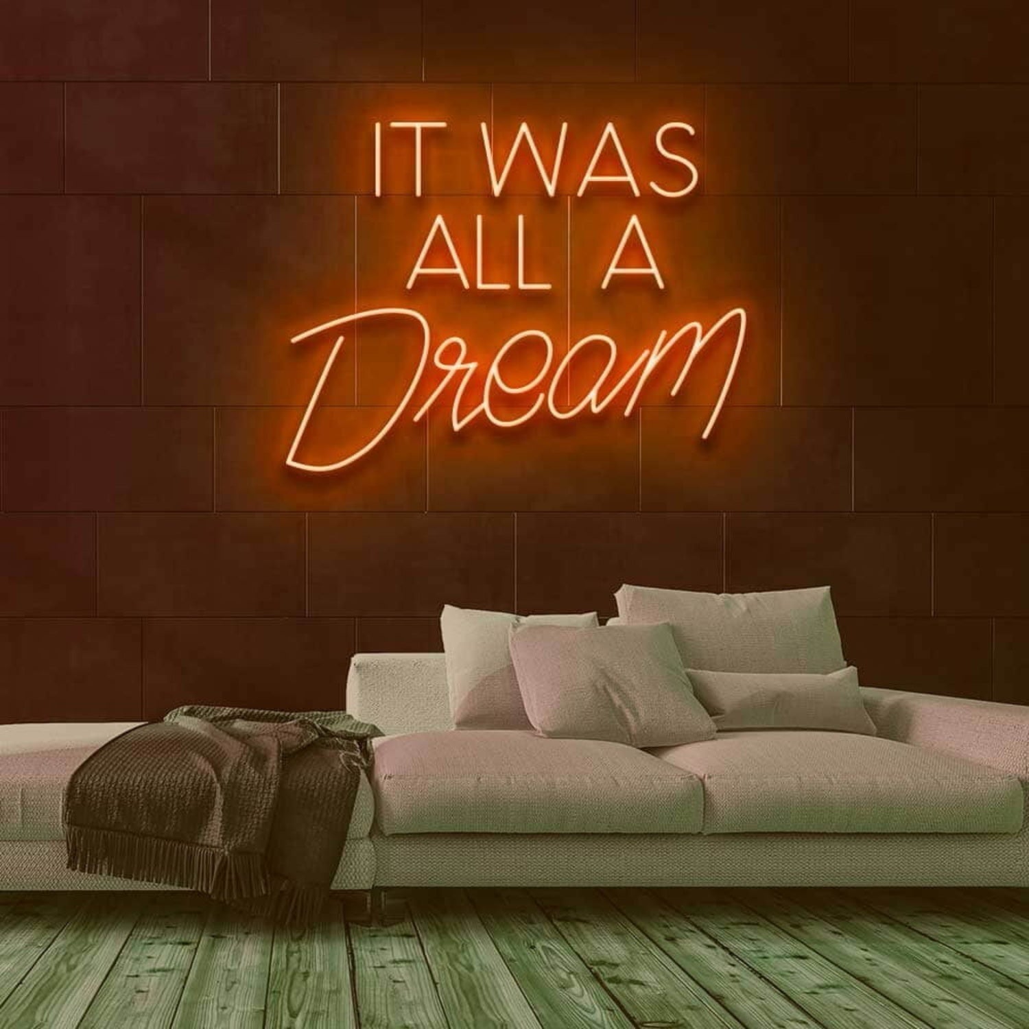 It Was All A Dream Led Neon Sign For Home Decor - Shineneon