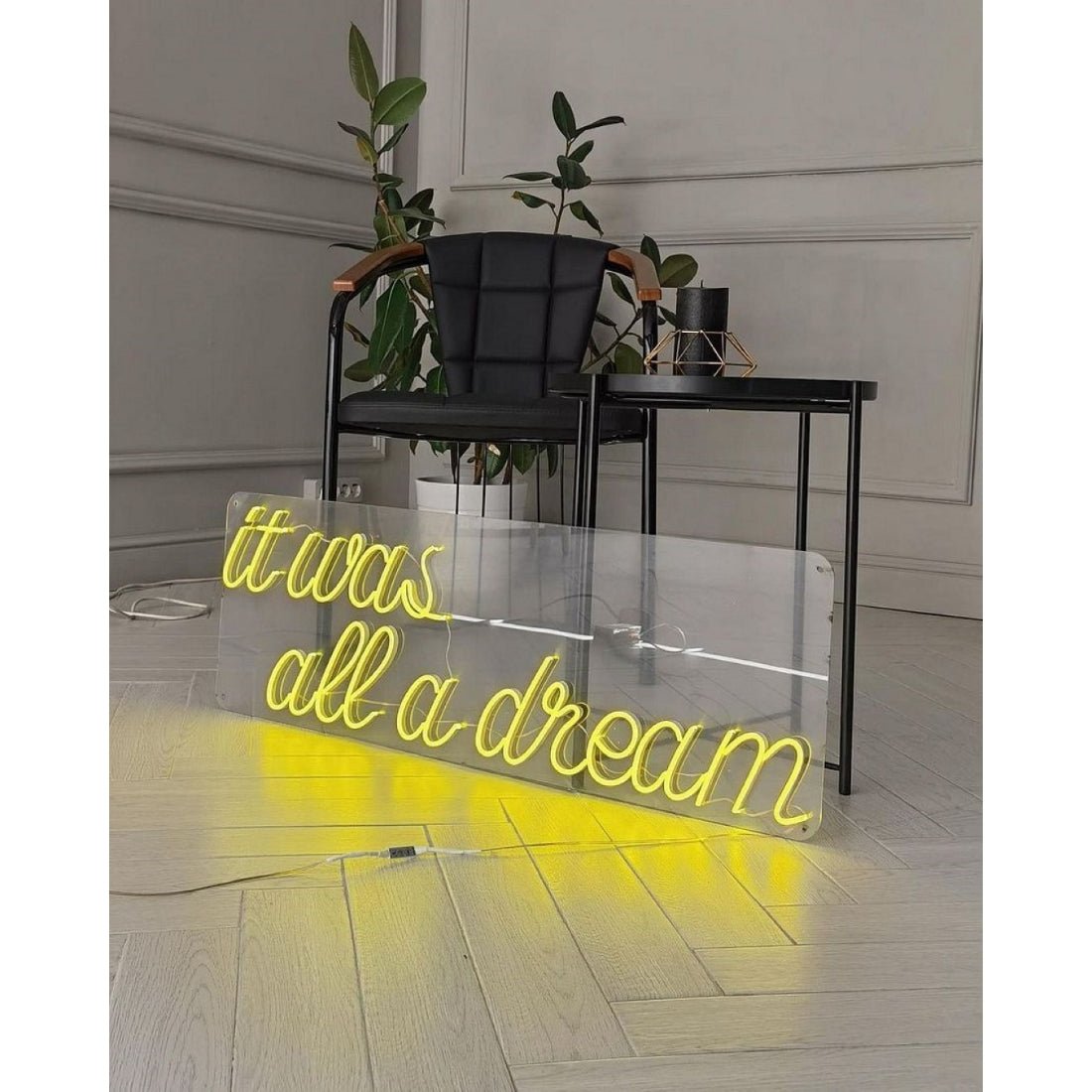 It Was All A Dream Led Sign Business Neon Sign For Home - Shineneon