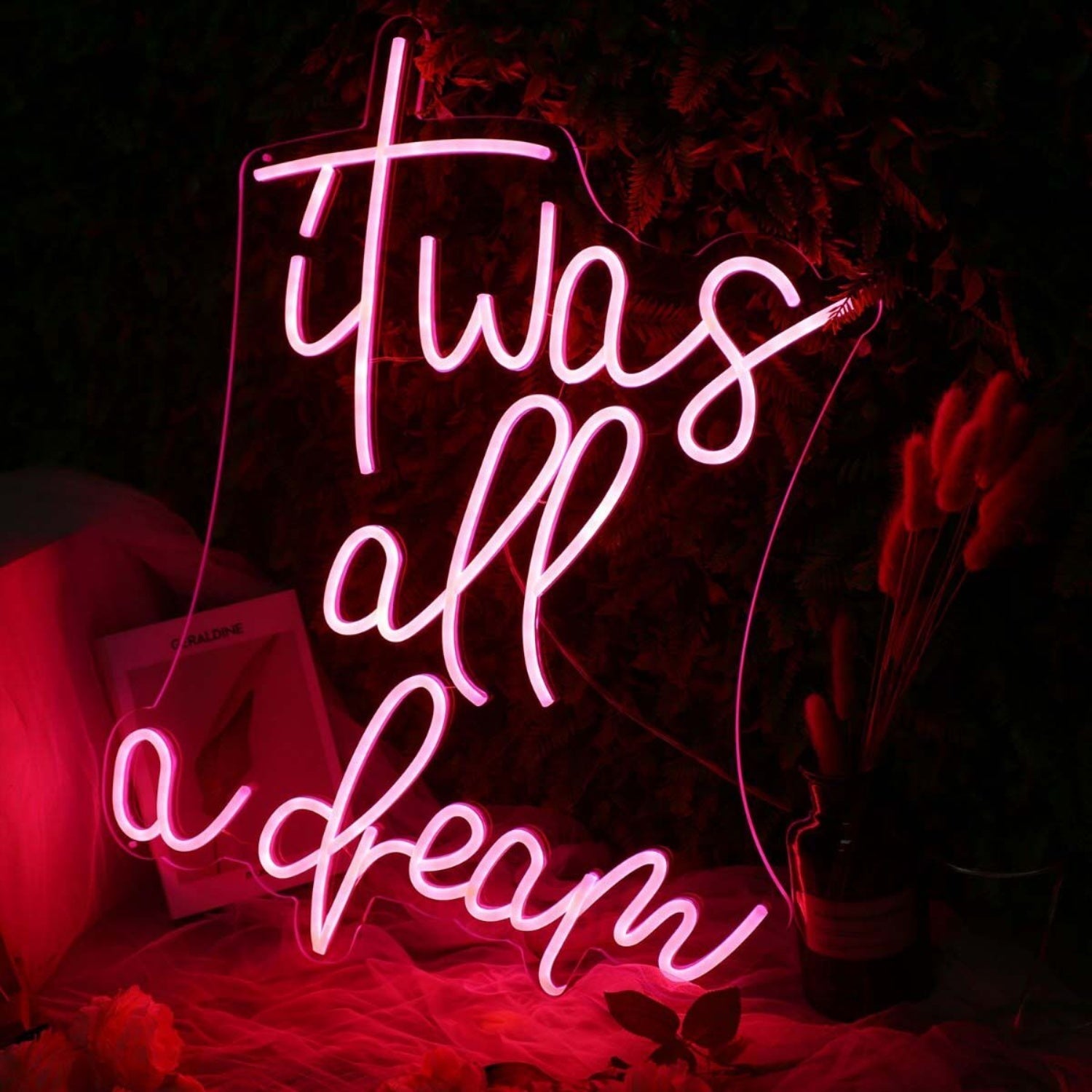 It Was All A Dream Red Led Neon Sign - Shineneon