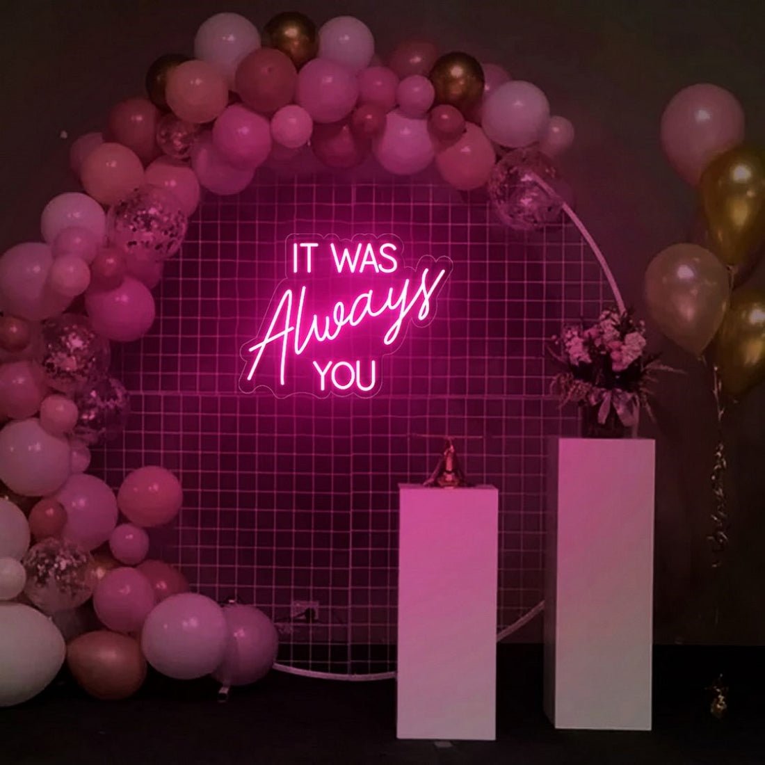 It Was Always You Wedding Led Sign Business Neon Sign - Shineneon