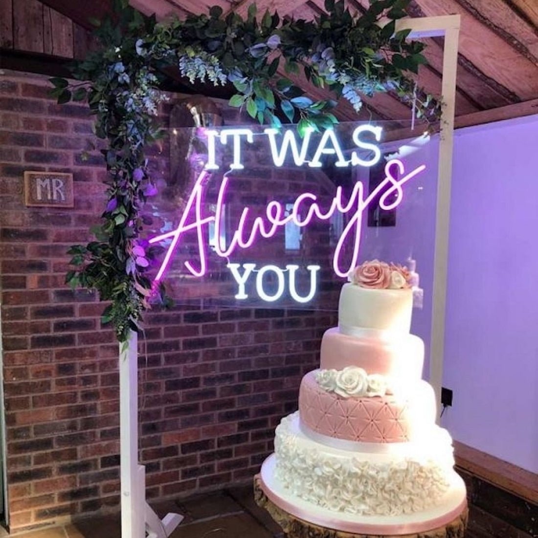 It Was Always You Wedding Led Sign Business Neon Signs Wall Art - Shineneon