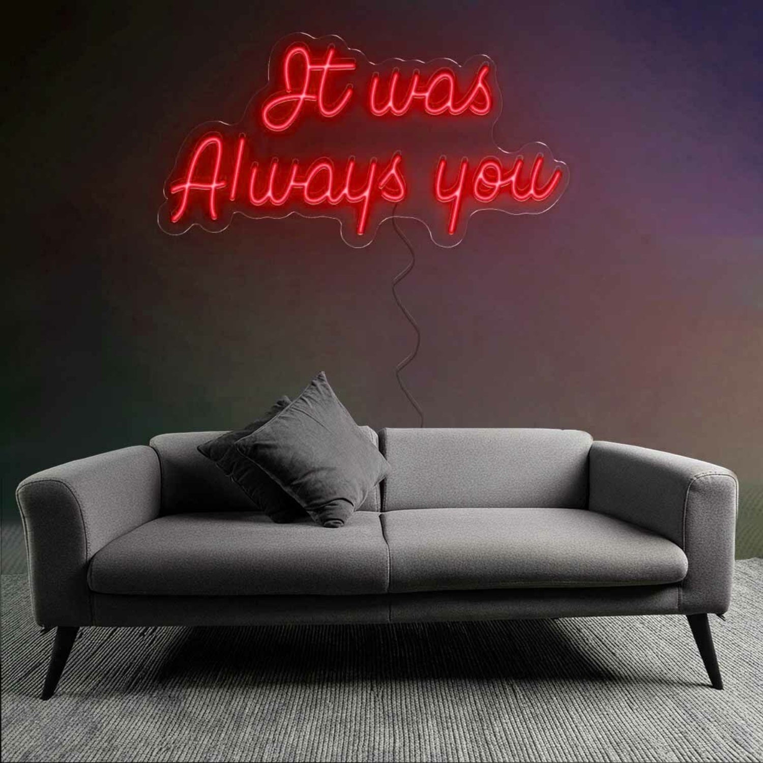 It Was Always You Wedding Neon Sign Illuminate Your Love Story | Shineneon