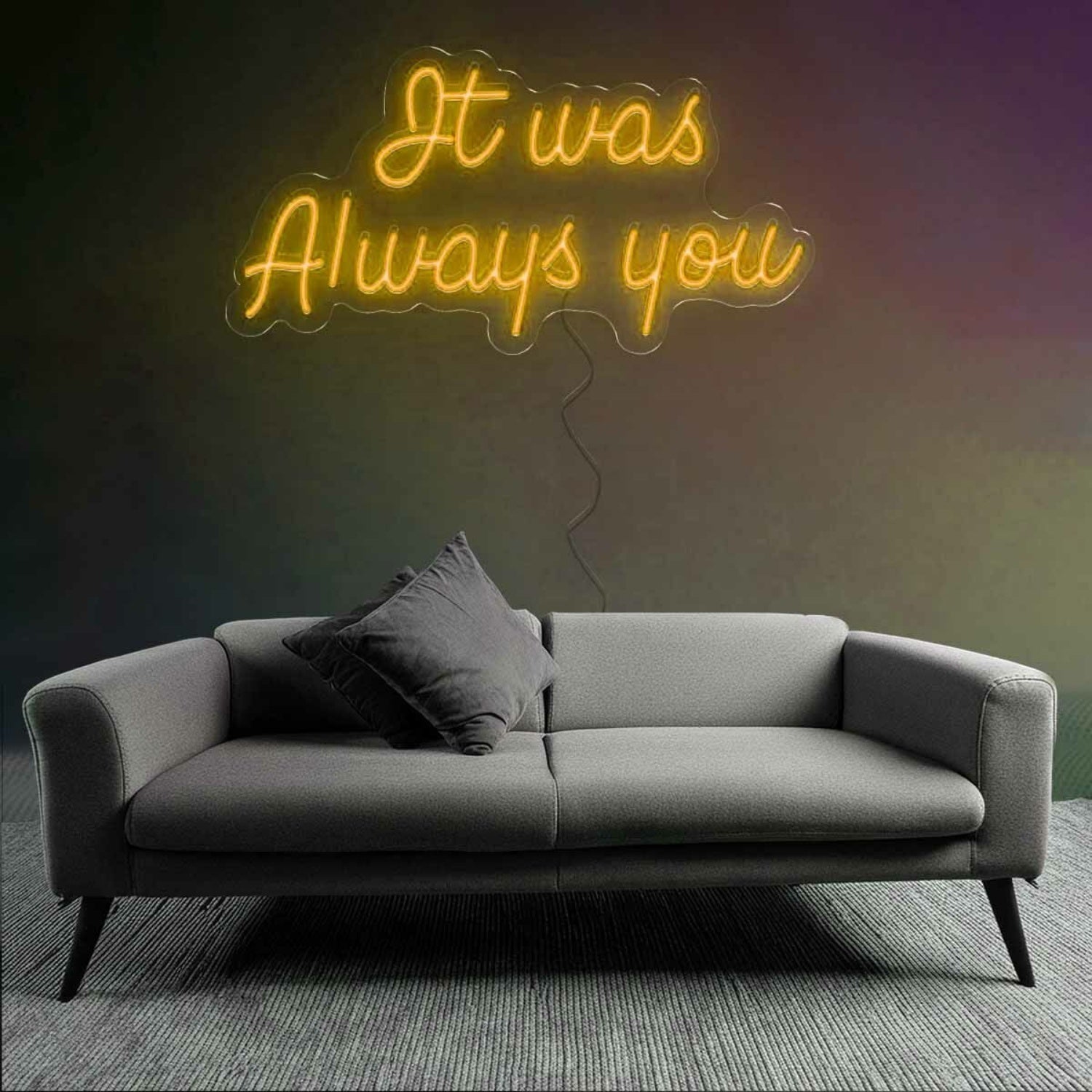 It Was Always You Wedding Neon Sign Illuminate Your Love Story | Shineneon