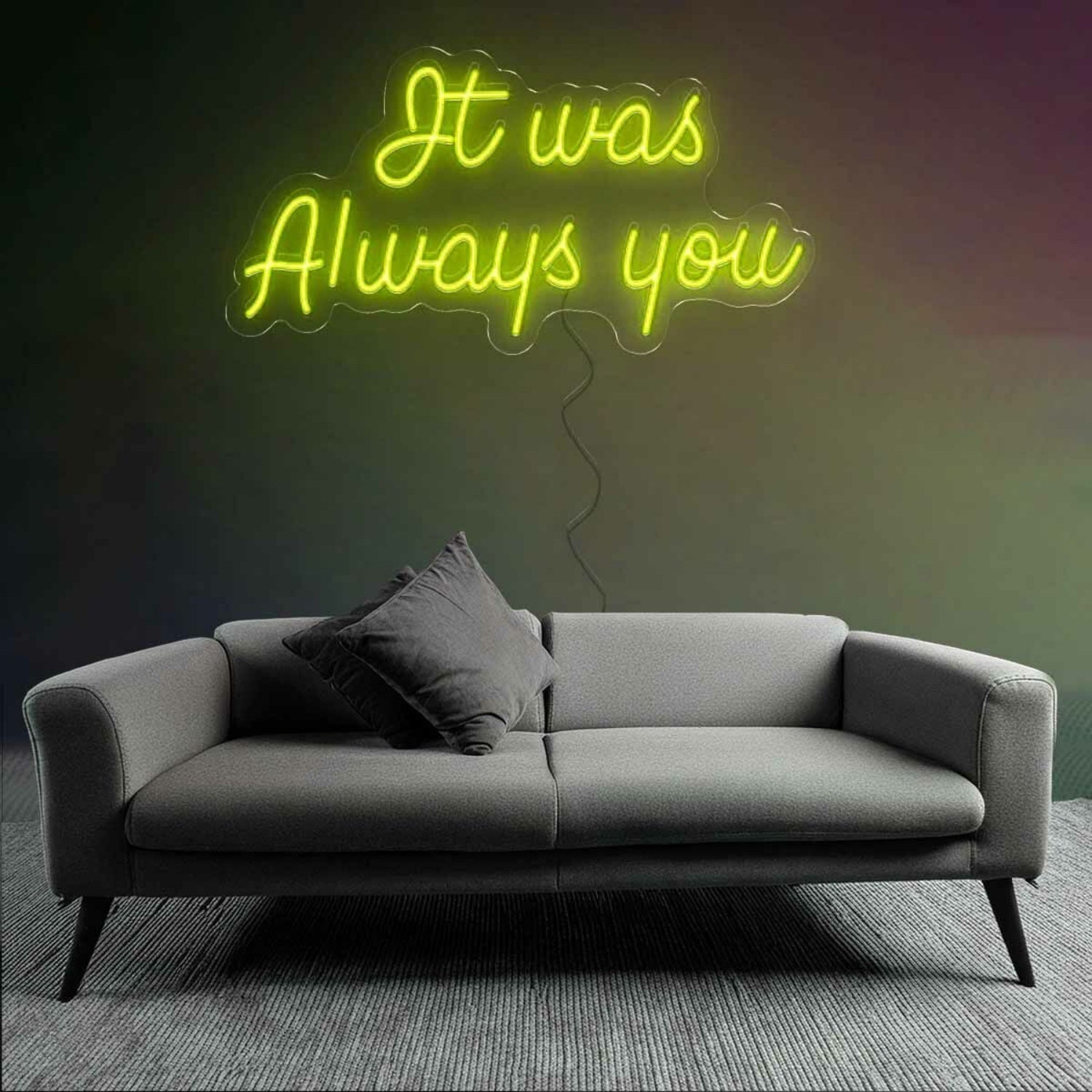 It Was Always You Wedding Neon Sign Illuminate Your Love Story | Shineneon