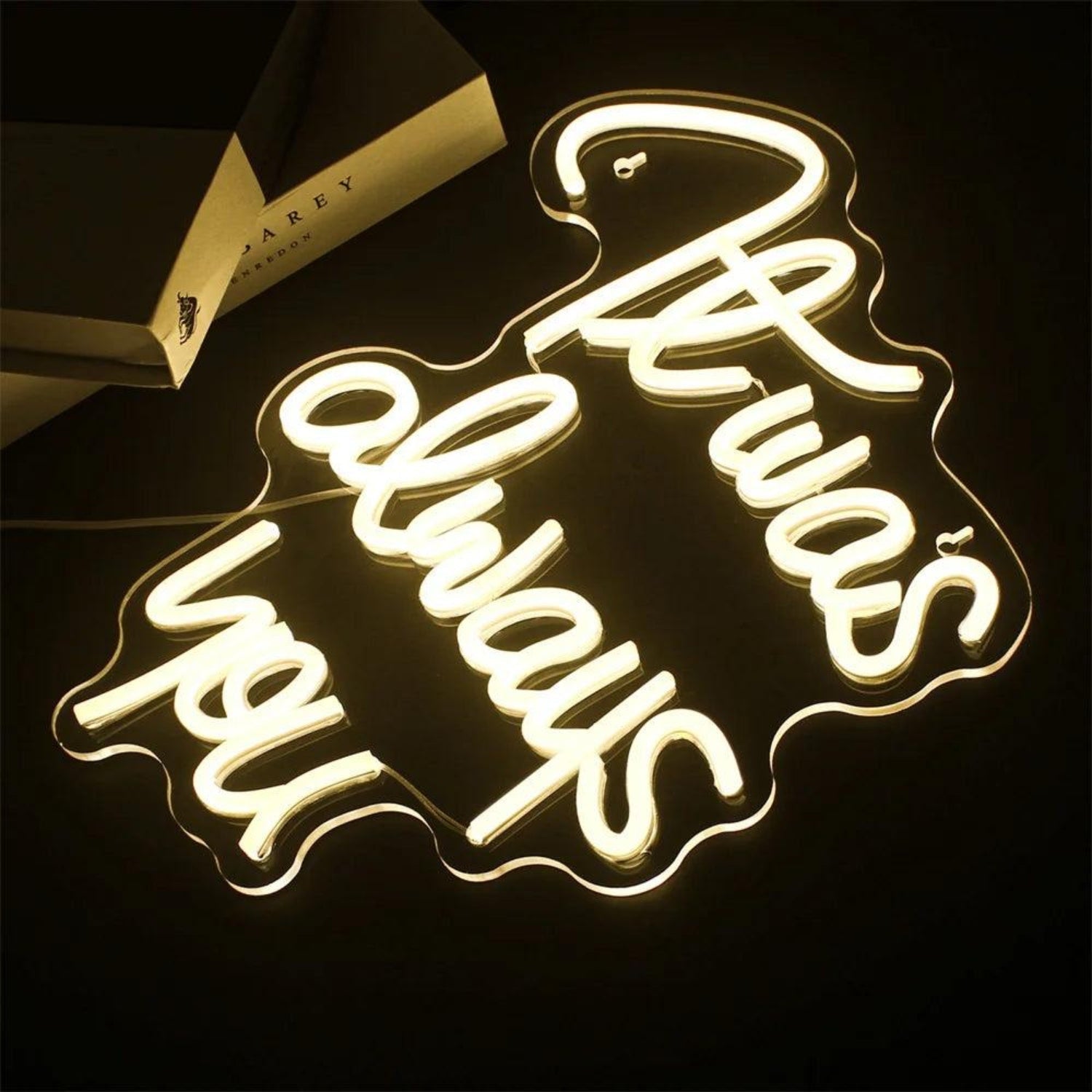 It Was Always You White Glow Led Neon Sign For Wedding Romantic Indoor Ambiance 1 - Shineneon