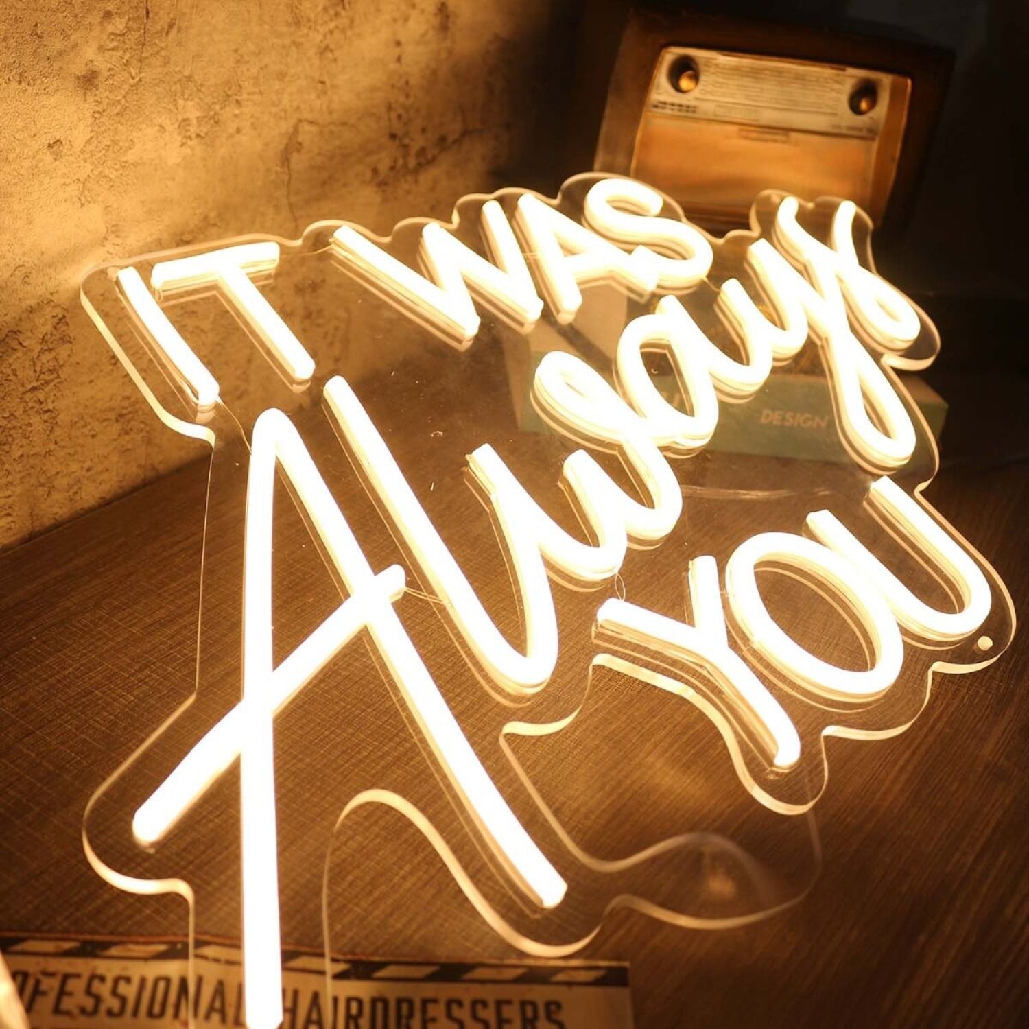 It Was Always You Yellow Custom Led Neon Sign - Shineneon