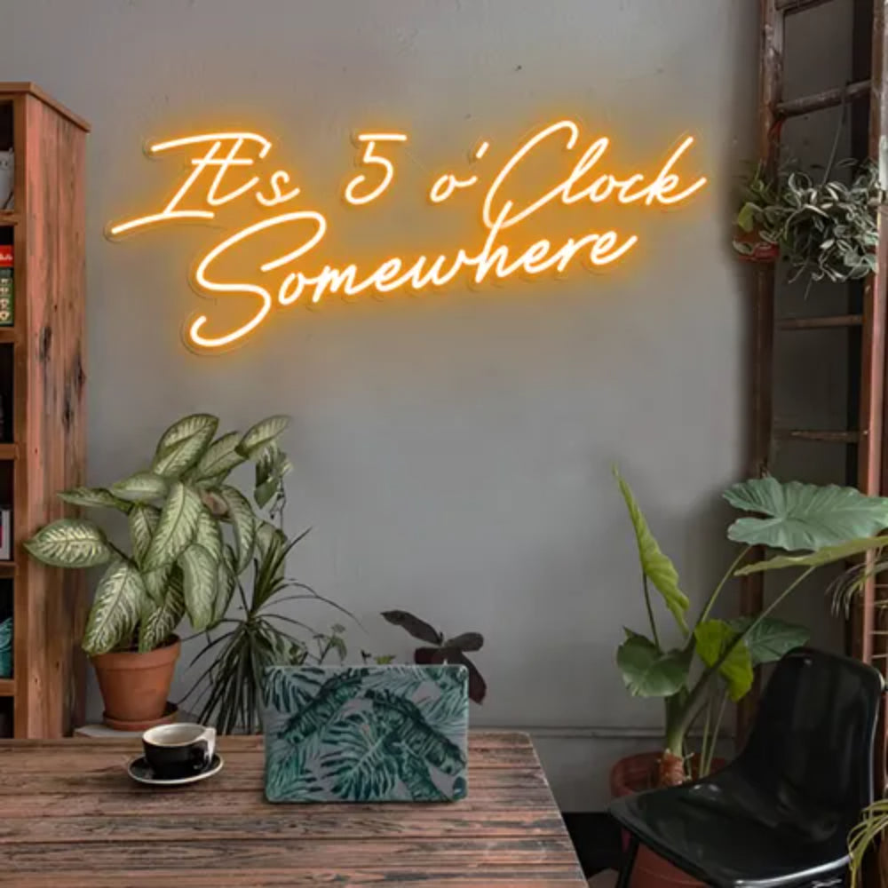 Its 5 Oclock Somewhere Led Neon Sign | Shineneon