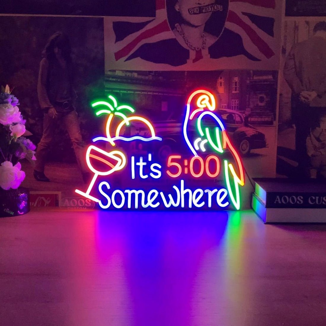 Its 5 Oclock Somewhere Led Sign Business Neon Signs - Shineneon