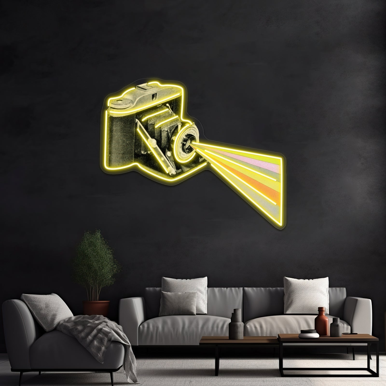 Its A Colourful World Artwork Room Lights Neon - Shineneon