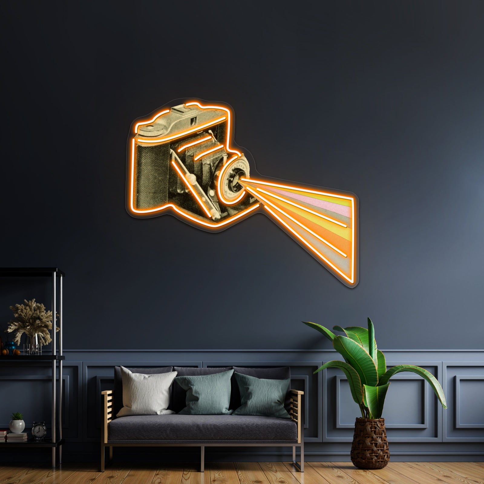 Its A Colourful World Artwork Room Lights Neon