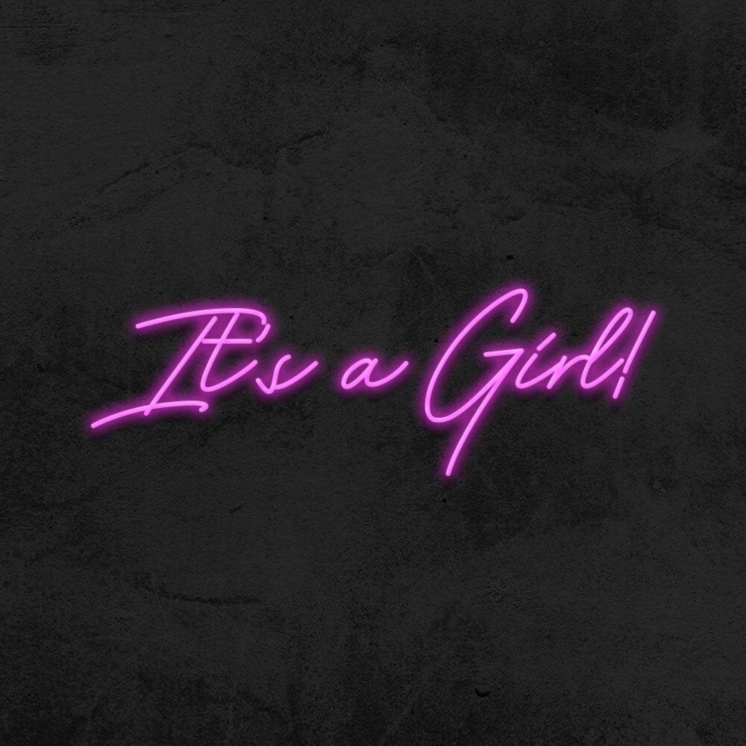 Its A Girl Babyshower Led Neon Sign | Shineneon