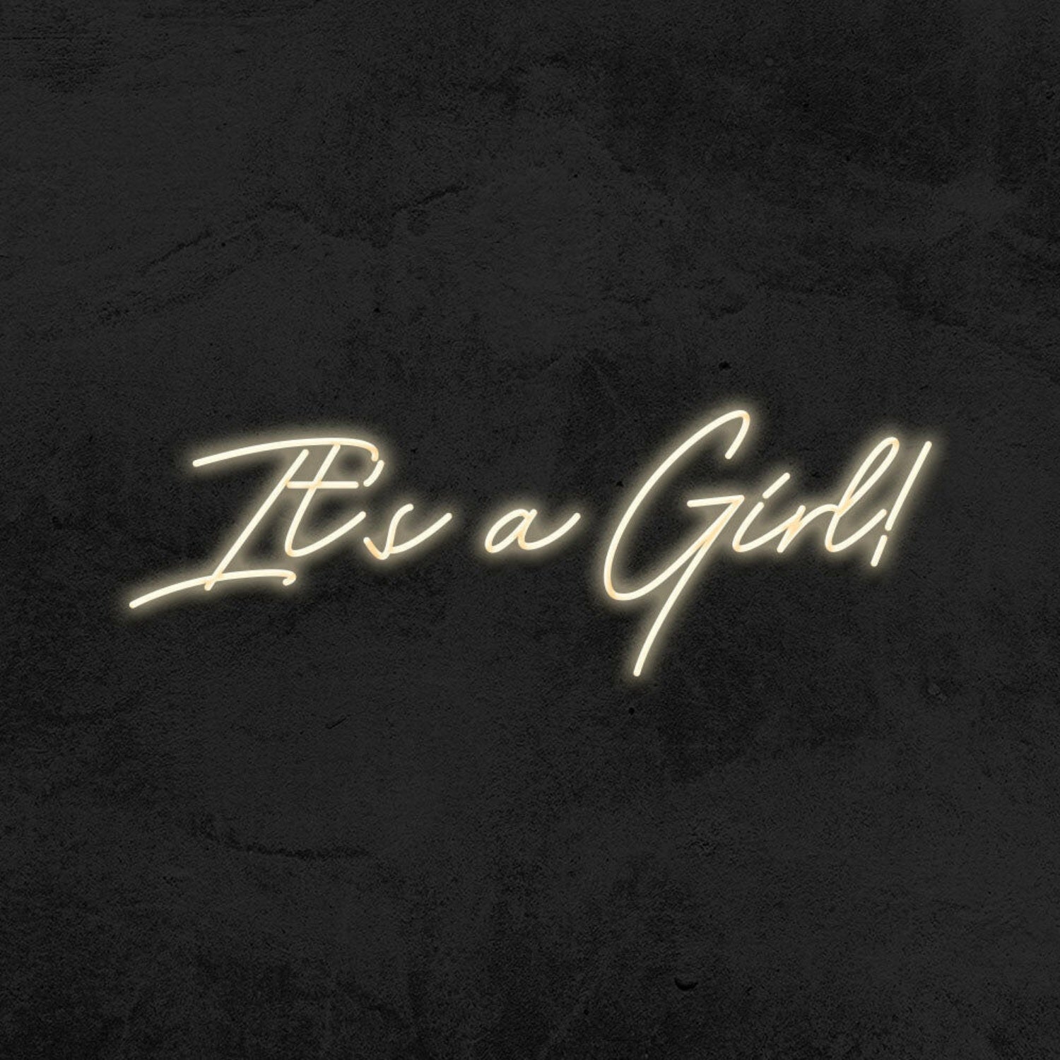 Its A Girl Babyshower Led Neon Sign | Shineneon