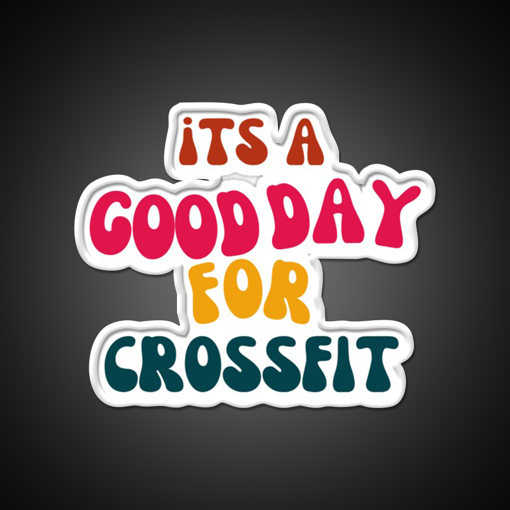 Its A Good Day For Crossfit Gym Fitness Led Neon Sign Rgb Color - LED neon sign view 11