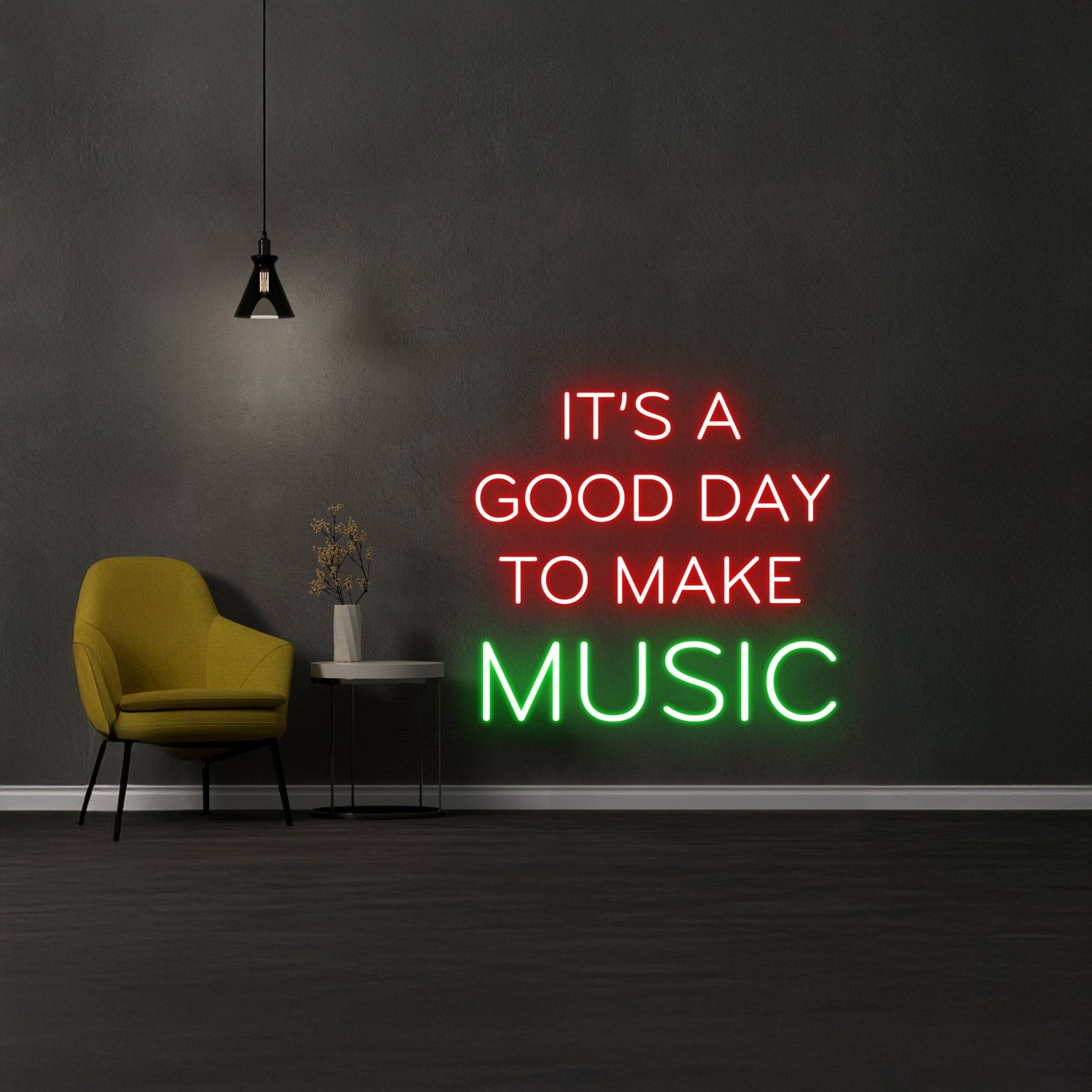 Its A Good Day To Make A Music Neon Sign - Shineneon