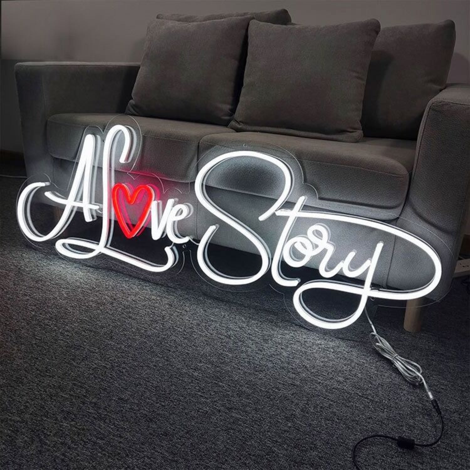 Its A Love Story Neon Tale Of Romance | Shineneon
