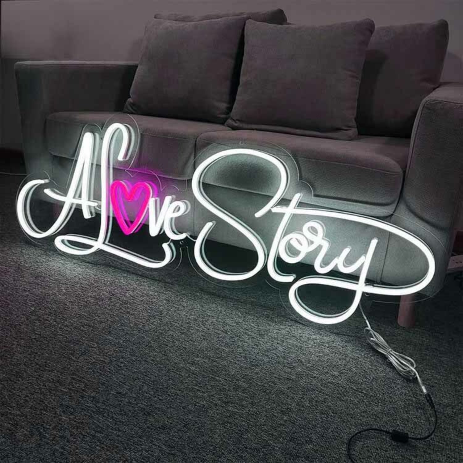 Its A Love Story Neon Tale Of Romance | Shineneon