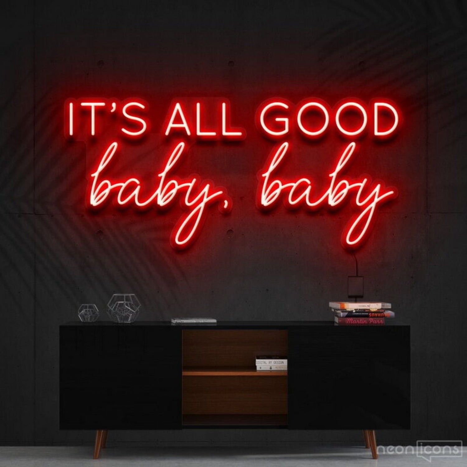 Its All Good Baby Baby Neon Sign For Positive And Fun Spaces | Shineneon