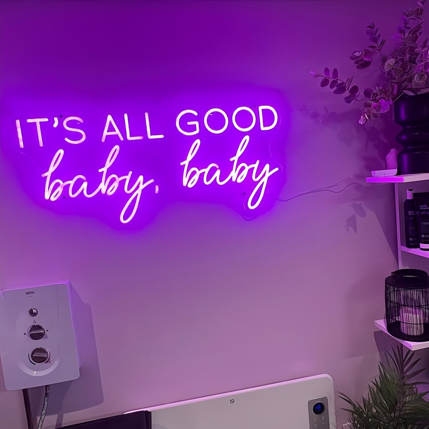 Its All Good Baby Baby Radiant Neon Sign | Shineneon