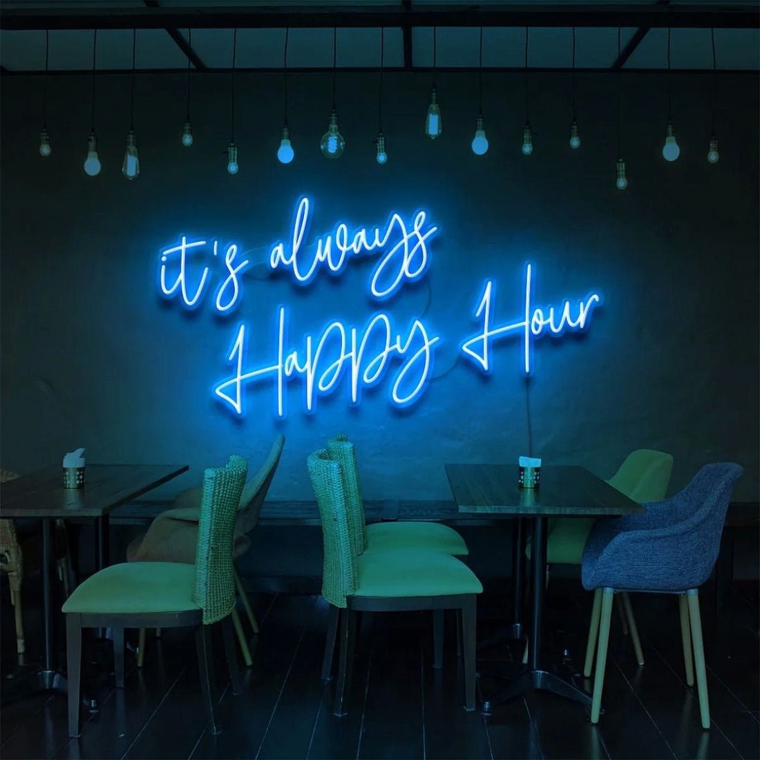 Its Always Happy Hour Led Sign Business Neon Sign - Shineneon
