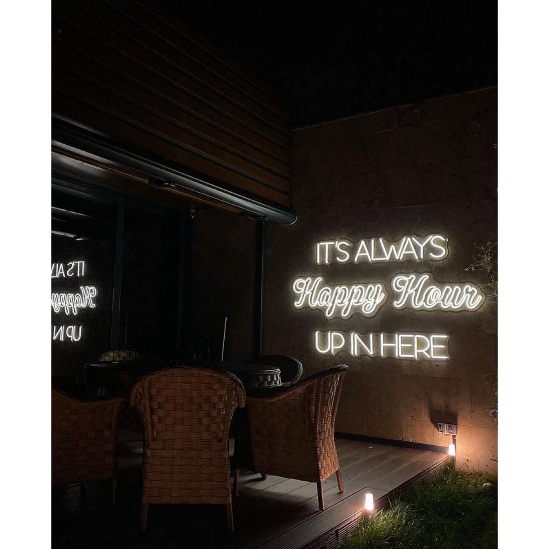 Its Always Happy Hour Up In Here Led Sign Business Neon Sign - Shineneon