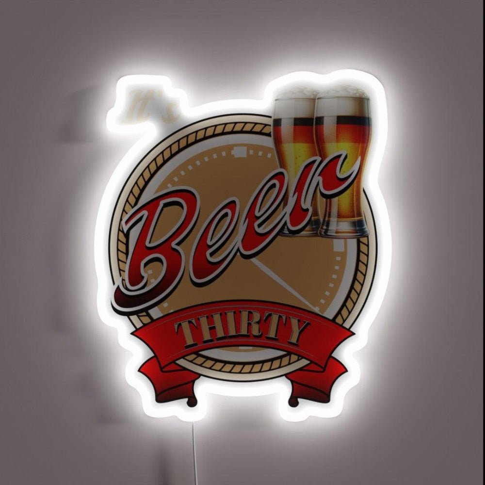Its Beer Time Beer Garden Beer Fest Save Water Drink Rgb Led Neon Sign - Shineneon