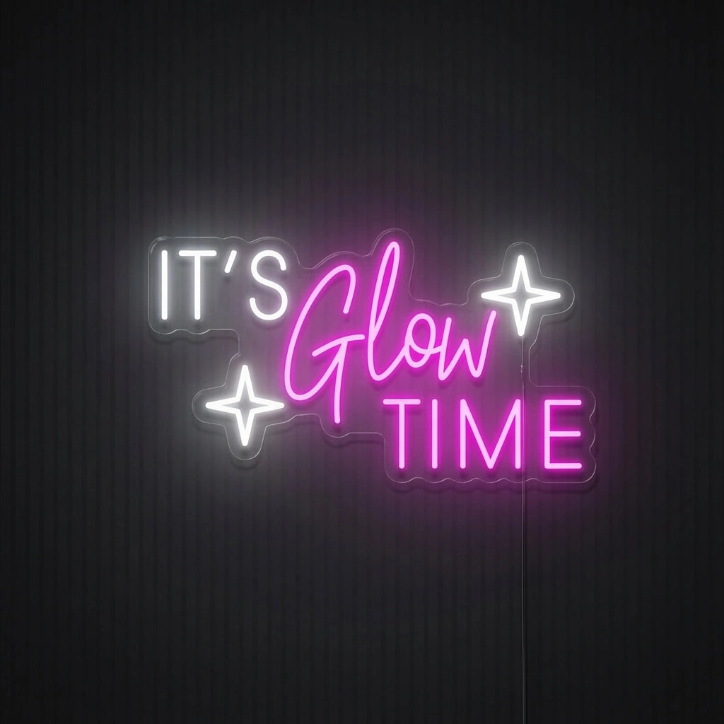 It's Glow Time LED Neon Sign Home Decor - 01 Original Product Image