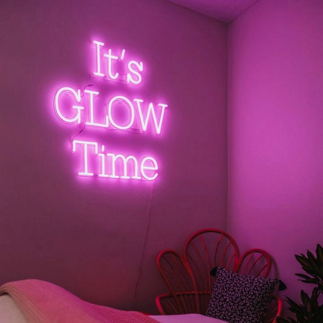 Its Glow Time Led Sign Business Neon Sign - Shineneon
