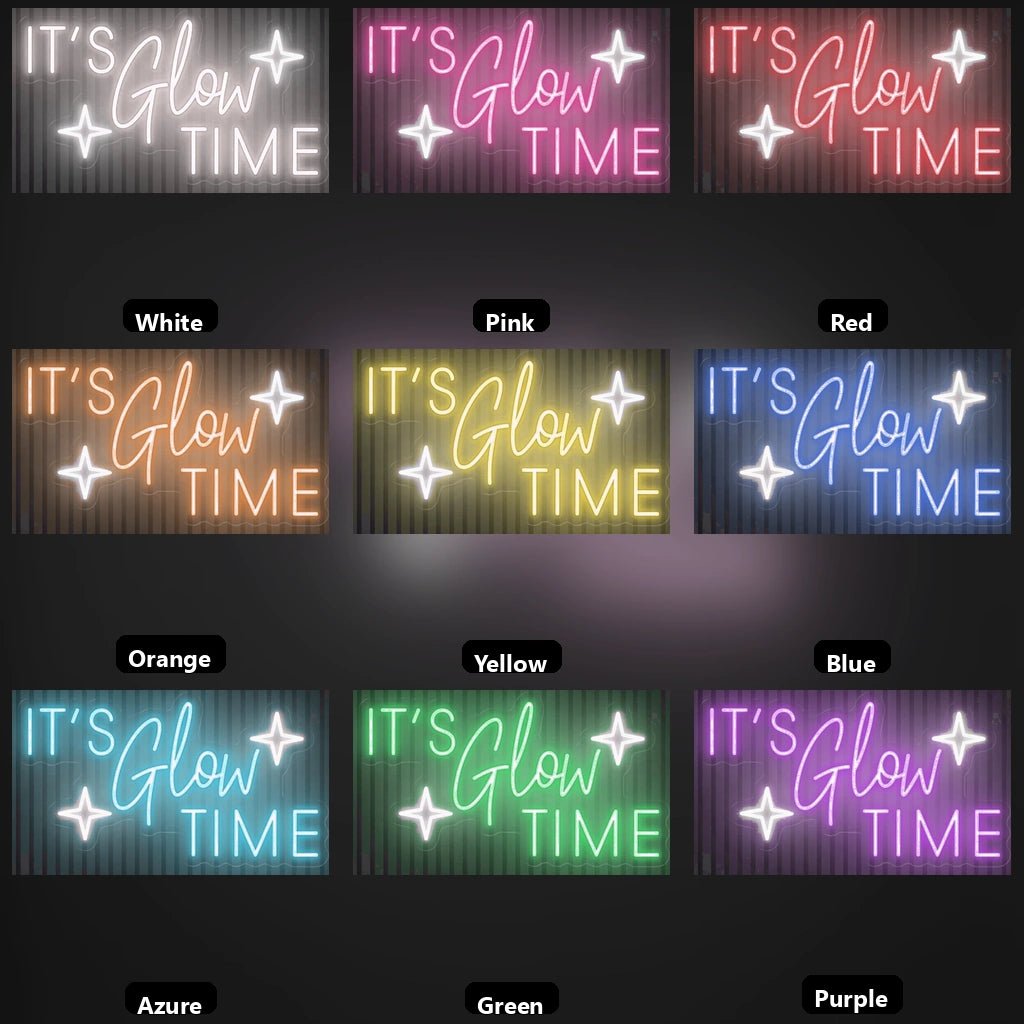It's Glow Time Wall Decor LED Neon Sign - Shineneon