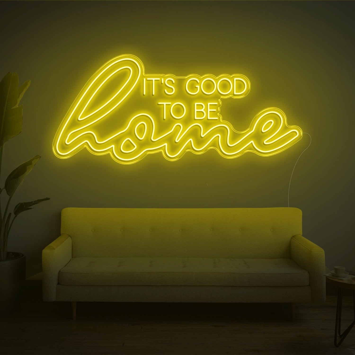 Its Good To Be Home Purple Led Neon Sign Cozy Indoor Wall Decor | Shineneon